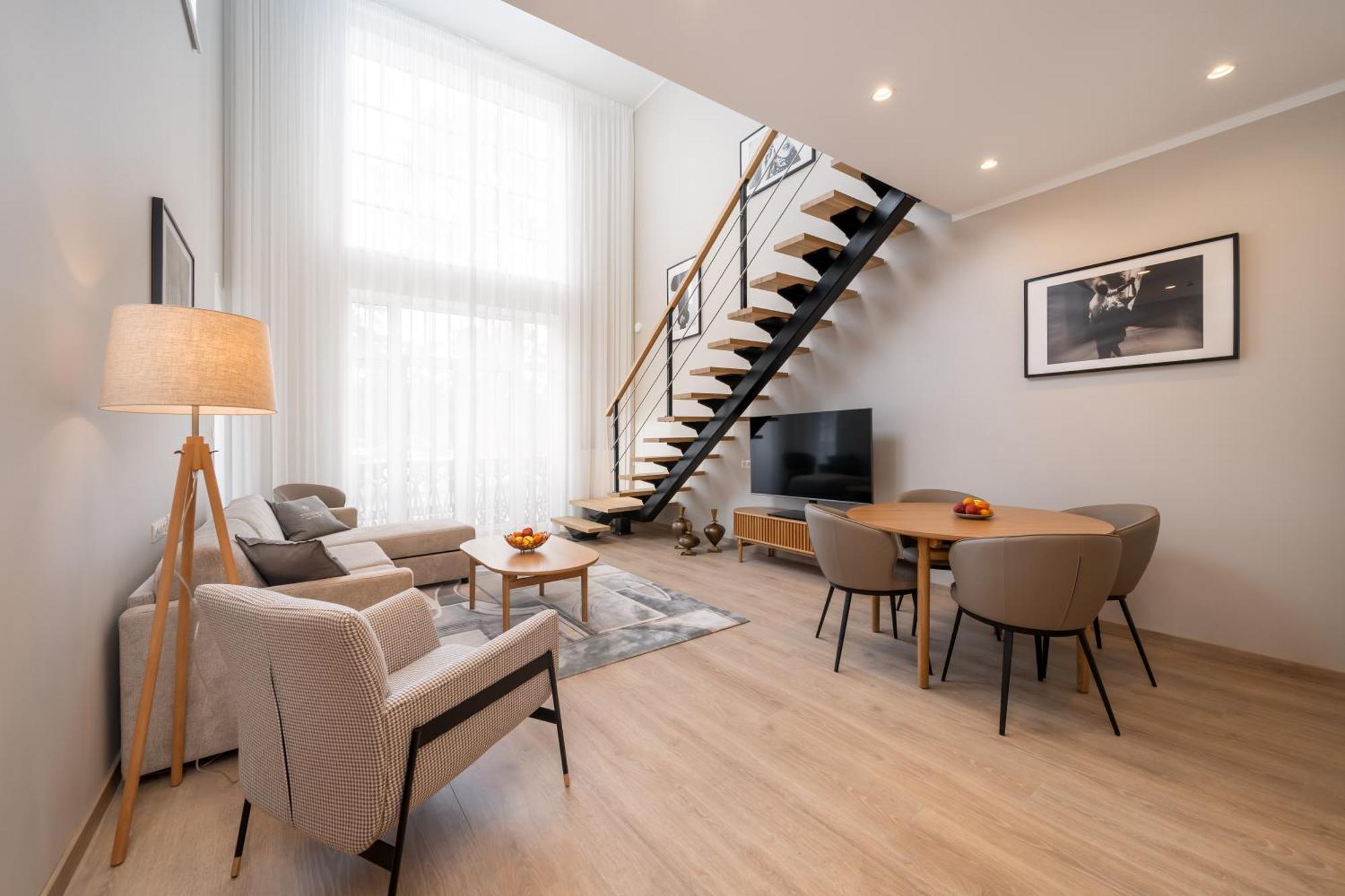 Jūrkalne Stories Design Aparthotel الغرفة الصورة