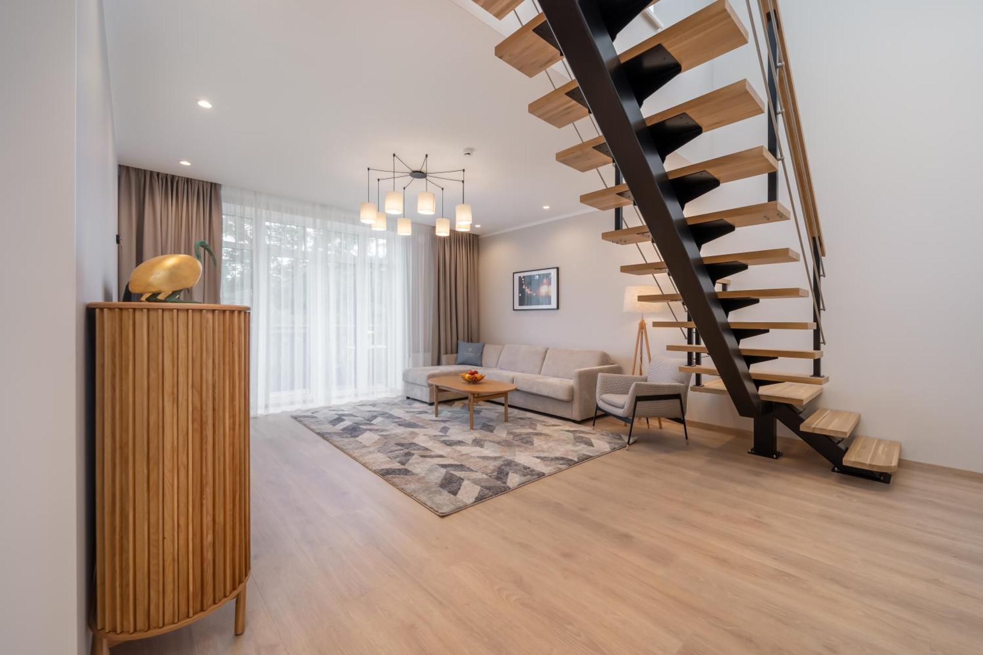 Jūrkalne Stories Design Aparthotel الغرفة الصورة