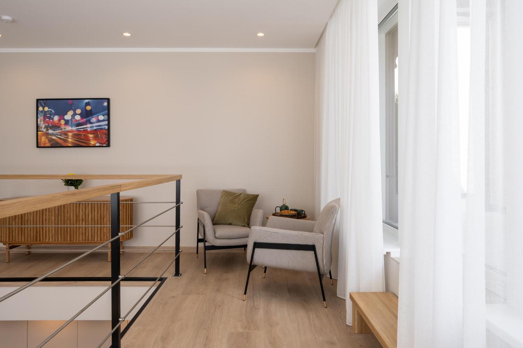 Jūrkalne Stories Design Aparthotel الغرفة الصورة