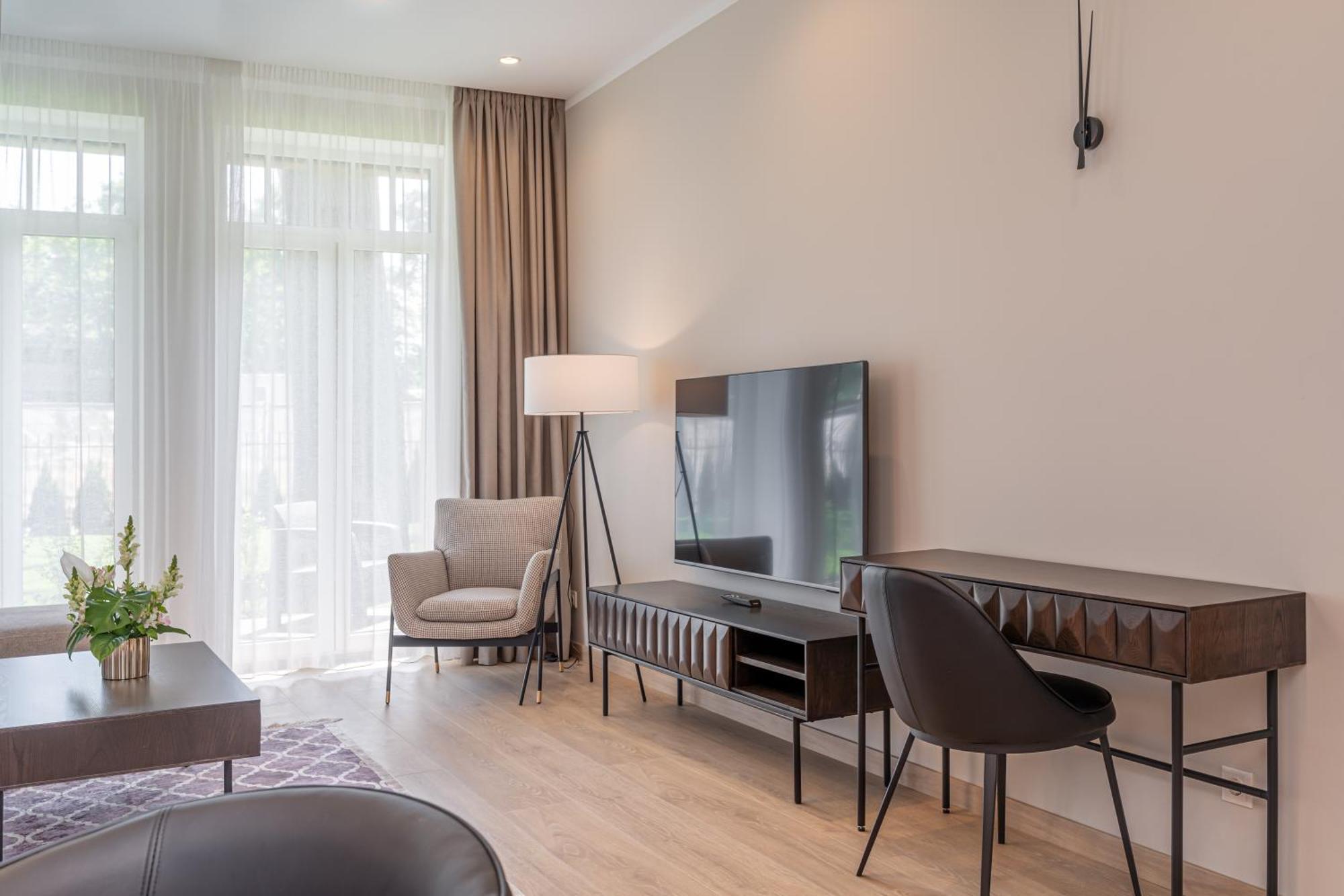 Jūrkalne Stories Design Aparthotel الغرفة الصورة